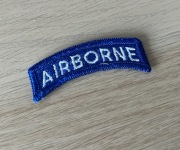 Naszywka - US Army - "Airborne" Tab (Blue/White)