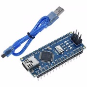 Arduino Nano 328p CH340 16Mhz zlutowany+kabel USB