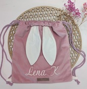 Worek na kapcie na ubranka do przedszkola, żłobka