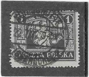 POCZTA POLSKA GORNY SLASK 1MARK KONIGSHUTTE