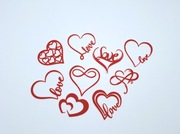 Walentynkowe Serduszka 3D – Dekoracje Ścienne z Uczuciem