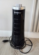 Wentylator wiatrak Silvercrest mini tower fan czarny kolumnowy