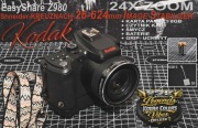 Kodak EasyShare Z980 + Grip, karta pamięci 8GB, czytnik, smycz, baterie