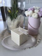 Świeca sojowa dekoracyjna bezzapachowa bubble 