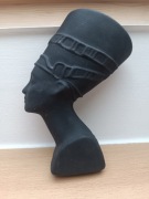 Popiersie królowa egipska Nefretete odlew gipsowy Egipt lata 70-te PRL 