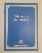 Intourist–„Mémento du touriste”ZSRR/URSS-francuska broszura informacyjna.