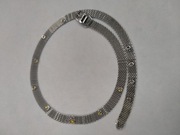 Srebrna bransoletka w formie paska 925