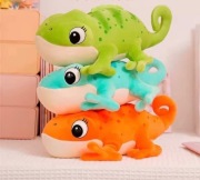 Maskotka kameleon jaszczurka dla dzieci 45cm
