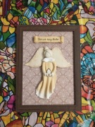 Anioł z masy solnej prezent do Domu 