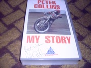 Oryginalna angielska kaseta żużlowa "Peter Collins My story"