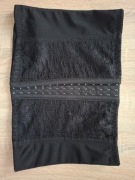 Pas wyszczuplający czarny na haftki 44