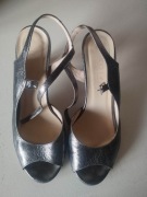 Sandały KOTYL - 4323 Srebro Ferro R 37