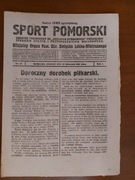 Sport  Pomorski czasopismo 1925 Bydgoszcz 