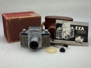 Trioplan 2.9/50 V Meyer-Optik + Aparat "EXA 0" Ihagee. Przetestowany