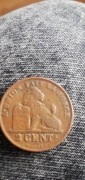 2 centymy Belgia 1909