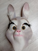 Maska lateksowa królik rabbit L/XL Halloween zabawa fun