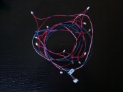 Przewód połączeniowy listew LED XW03 1248184 BOE HV750QUB / Hisense 75E7KQ