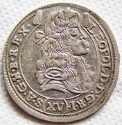 Leopold I. XV krajcarów 1682 r. KB - Kremnica stan 1.