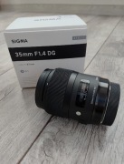Obiektyw Sigma 35mm f1,4 DG Art Canon