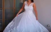Suknia Ślubna rozmiar 36 [ krój Księżniczka ]
