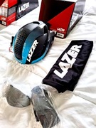 Nowy kask aero LAZER BULLET 2.0 + soczewka + LED – rozm. M (55-59 cm)