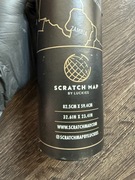 Mapa świata zdrapka