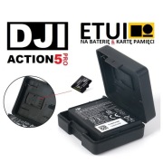 etui na baterię i kartę pamięci DJI Osmo Action 5 pro