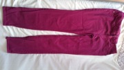 Spodnie damskie 38, burgund