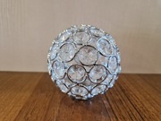 Klosz druciany kulka z "kryształkami" z gwintem G9 LANCASTER