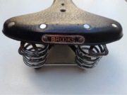 Siodełko rowerowe Brooks B66 prawdziwa skóra Retro