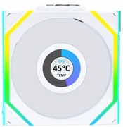 Wentylator Lian Li UNI FAN SL Wireless LCD White 120mm 1900RPM 58CFM ARGB