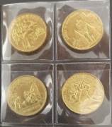 2 zł okolicznościowe 2001 4 szt Kopalnia soli w Wieliczce , kolędnicy 