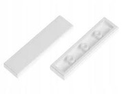 LEGO PŁYTKI GŁADKIE 1X4 BIAŁE - 2 SZTUKI