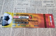 Bilet Jagiellonia Białystok RKS Radomsko 2004 liga Polska piłka nożna 