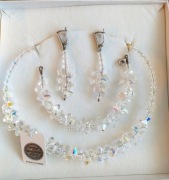 Biżuteria ślubna Spark silver jewelry Kryształki Swarovski Jak Nowa!!!