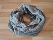 RESERVED szalik zimowy komin ciepły szary