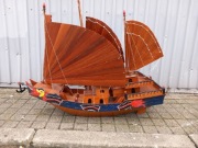 Statek  drewniany kolekcjonerski