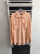 Zwiewna koszula F&F brzoskwiniowa | lekka wiskoza | rozmiar 50 