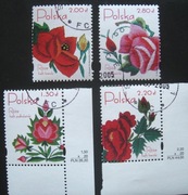 Flora kwiaty róże 2005 rok kompletna seria