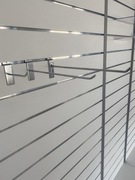 Haczyk pojedynczy chromowany kompatybilny z systemem Spacewall
