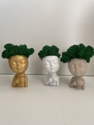 Doniczka betonowa z chrobotkiem