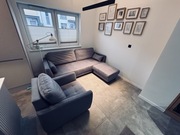 Zestaw wypoczynkowy Szary Tivoli Agata Meble - Sofa + Fotel