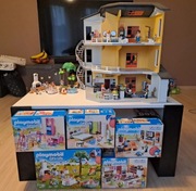 Domek Playmobil 9266 z dodatkowym piętrem i wyposażeniem.