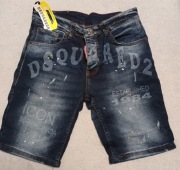 DSQUARED2 krótkie spodnie blue jeans rozmiar 44