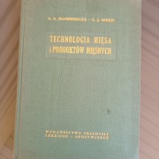 Technologia mięsa i produktów mięsnych 1955