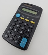 Czarny mały kalkulator szkolny do domu kieszonkowy 20 szt 