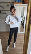 Bluza oversize Zara S bawełna cotton marmurkowa basic casual bestseller