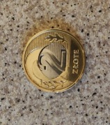 MONETA 2ZŁ (skaza) 2020r.   Stan: bdb