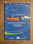 Stara samochodowa mapa Polski