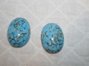 Kaboszon konglomerat minerał  turkusowy 2,5x1,8